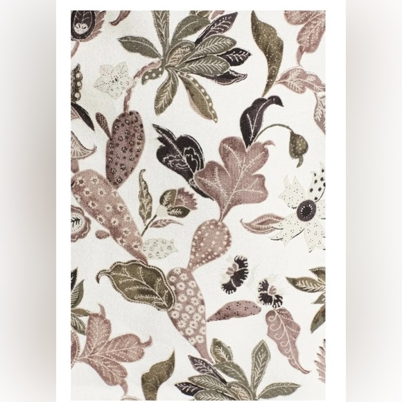 $490 msrp Tory Burch zip front mini paisley floral wool silk dress sz 2 - Picture 6 of 6